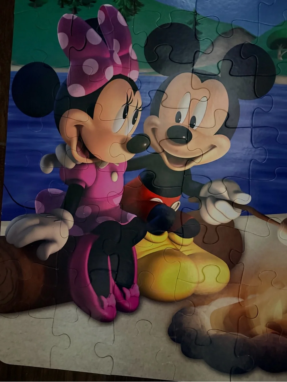 Disney Floor Puzzle Bundle Mickey Mouse Clubhouse with bonus Princess Puzzle